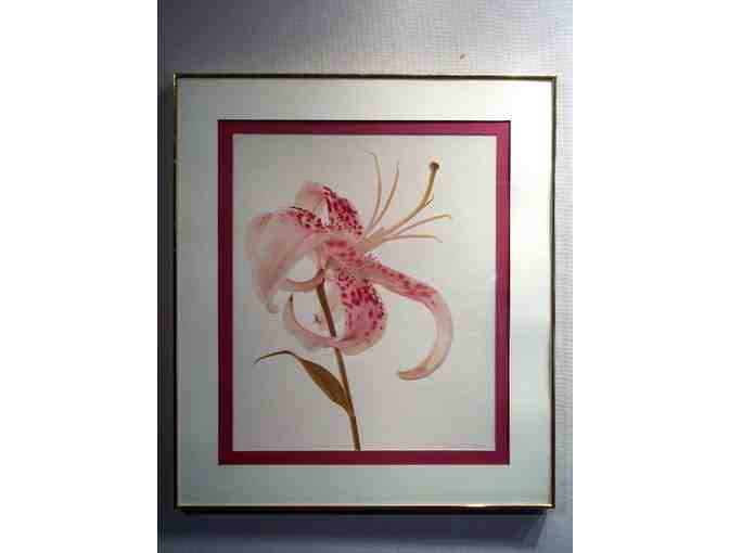 'Lily' by William Plante (signed) w/ Gold frame