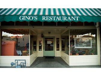 Dinner at Gino's Restuarant