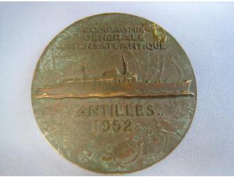Bronze, Compagnie Generale Transatlantique Medal