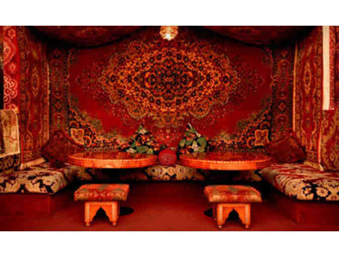 $40 GIFT CERT. TO BABOUCH MOROCCAN RESTAURANT + 1-HOUR HARBOR CRUISE FOR 2 FROM SPIRIT CRUISES