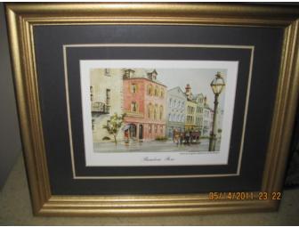 Framed Picture - Rainbow Row