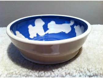 Westcote Bell Pottery dog food bowl
