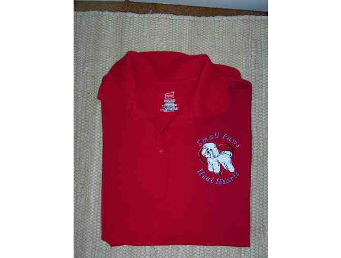 Ladies Red Polo Size XL