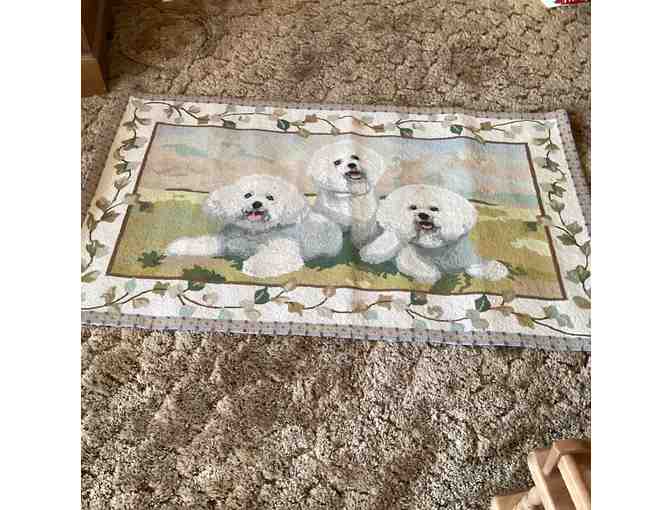 Danbury Mint Bichon Rug