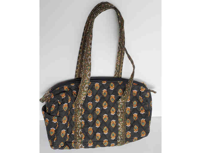 Americana by Sharif brown quilted handbag