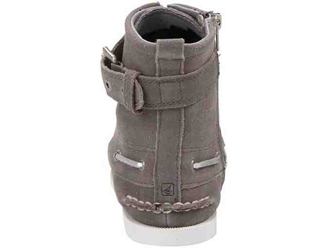 NEW Girl's Sperry Starpoint Grey Boots, size 1M