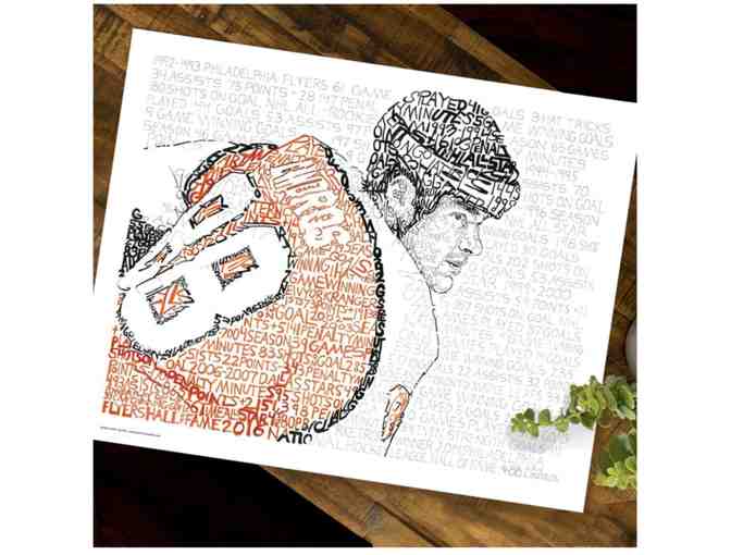 Eric Lindros Art of Words Print