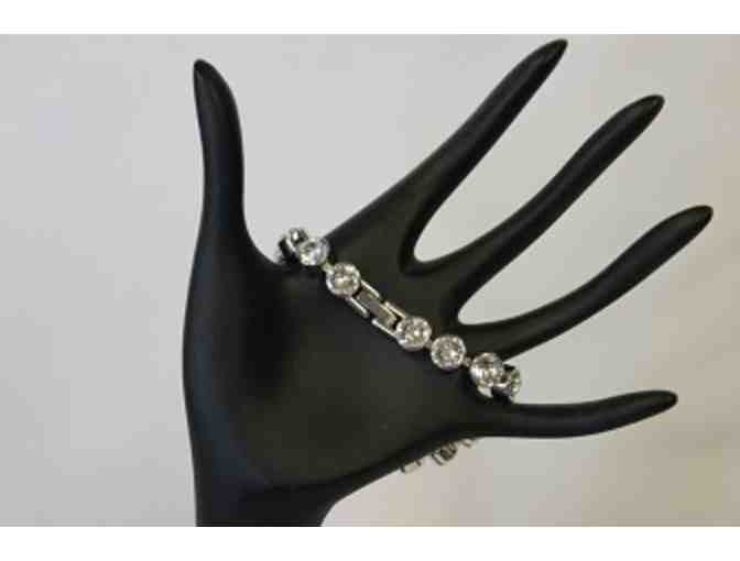 Touchstone Crystal By Swarovski- White Ice Bracelet