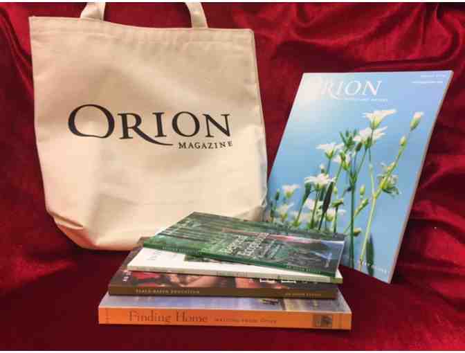 Orion Magazine - (1) Year Subscription, Set of Orion Readers, Tote Bag