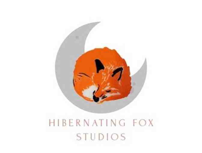 Hibernating Fox Bird Print