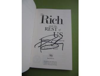 Signed copy of Tavis Smiley's book, The Rich and the Rest of Us