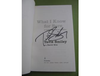 Signed copy of Tavis Smiley's book, What I Know for Sure