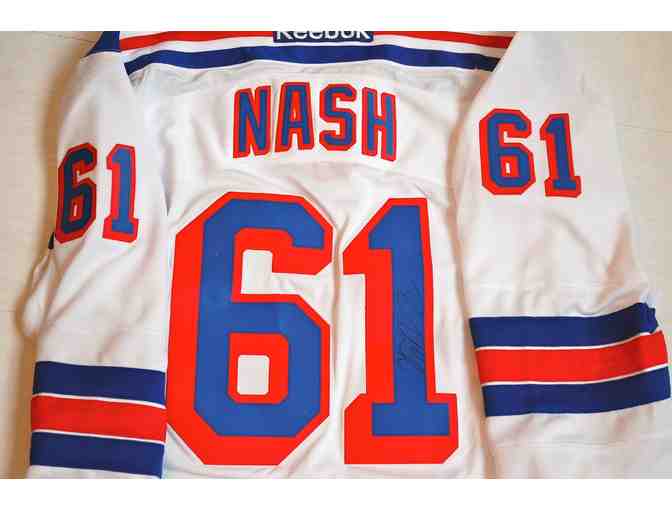 New York Rangers Jersey - Authentic Autographed Rick Nash
