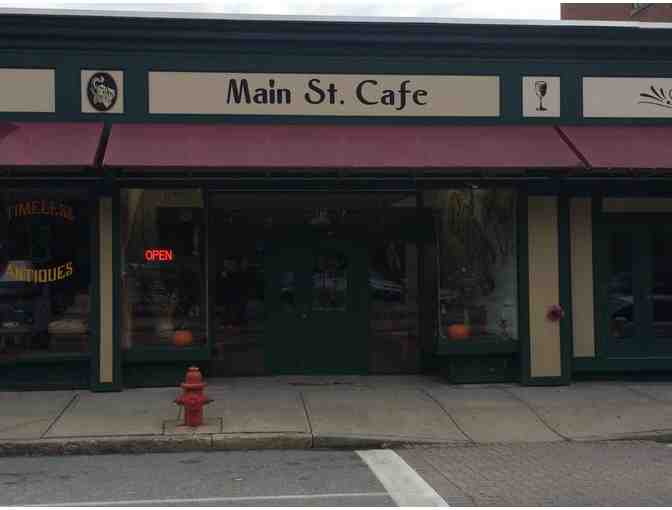 Main Street Cafe--$20 Gift Certificate