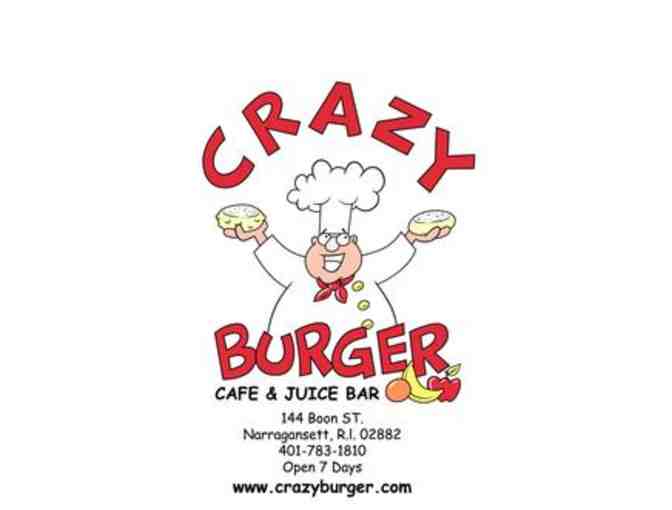 Crazy Burger--$25 Gift Card