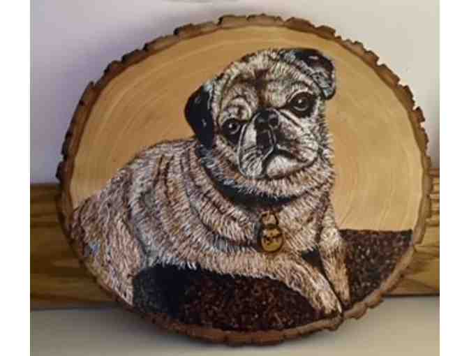 Custom Pet Wood Burning on Basswood