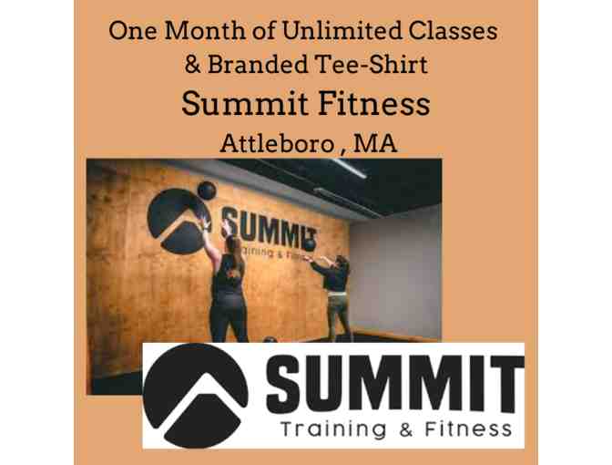 One Month of Unlimited Classes & Branded Tee, Summit Fitness, Attleboro MA - Photo 1