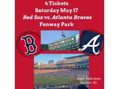 Four Tickets Red Sox v. Atlanta Braves on May 17