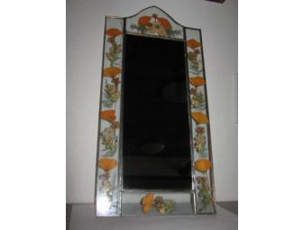 Pretty Mirror with Pressed Floral Arrangement