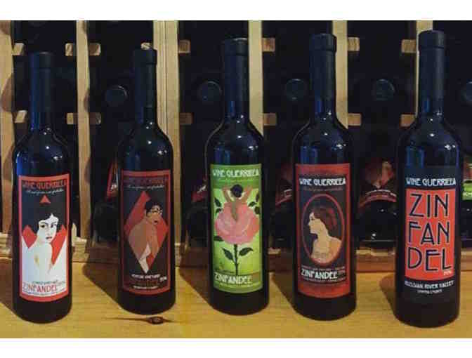 Wine tasting for 4 at Wine Guerrilla in Forestville