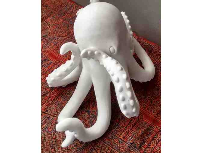 White Octopus Figurine 'Casper the Friendly Octopus'