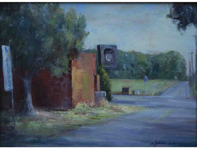 'Gallery Ahead', oil on canvas by Cynthia Jackson-Hein