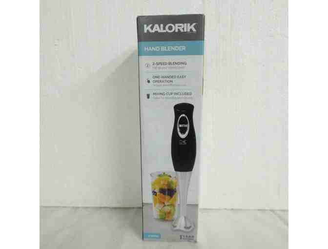 Kalorik Immersion Blender 200 Watts Stainless Steel w Mixer Cup - BRAND NEW