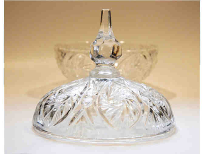 Beautiful Authentic Waterford Crystal Candy Dish with lid