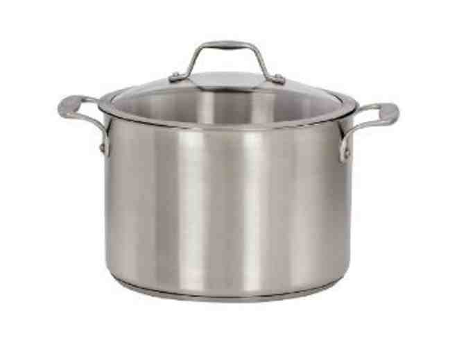 American Kitchen Stainless Steel 8-Quart Covered Stock Pot