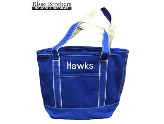 $100 Gift Certificate to Risse Brothers Uniforms and HAWK Tote Bag