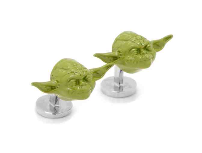 3D Green Yoda Head Cuff Links BY STAR WARS - Photo 1