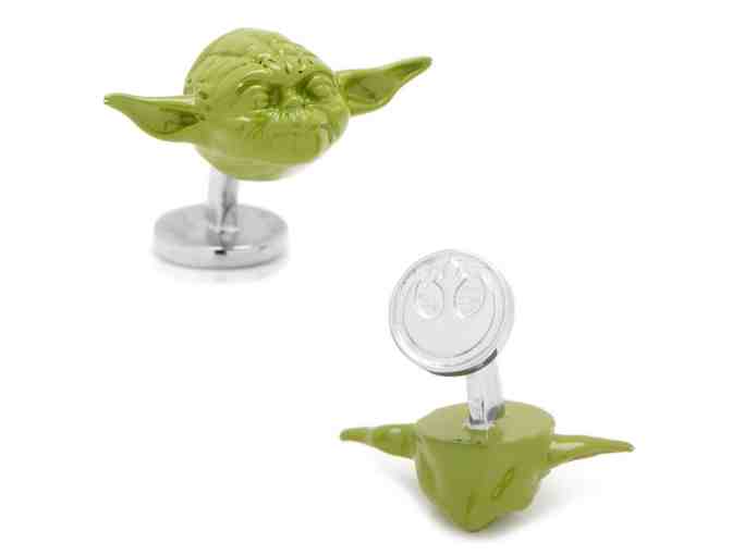 3D Green Yoda Head Cuff Links BY STAR WARS - Photo 2