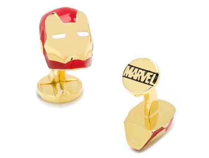 3D Iron Man Cufflinks - Photo 1