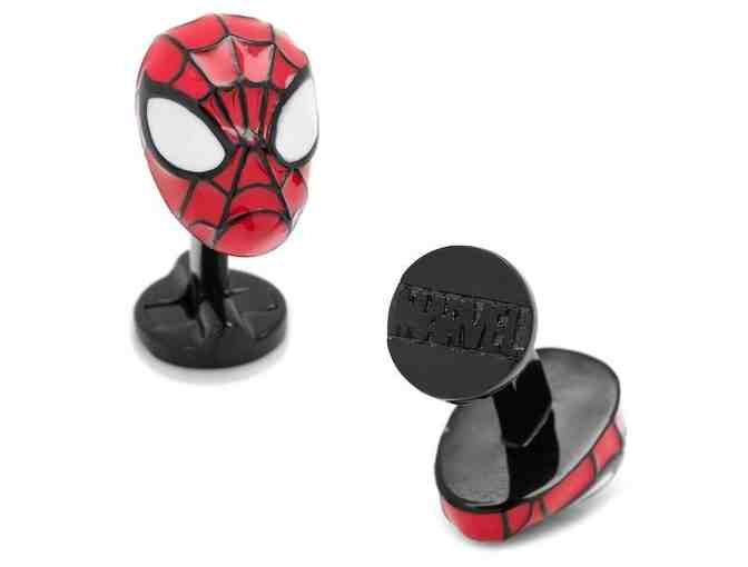 3D Spider-Man Cufflinks - Photo 1