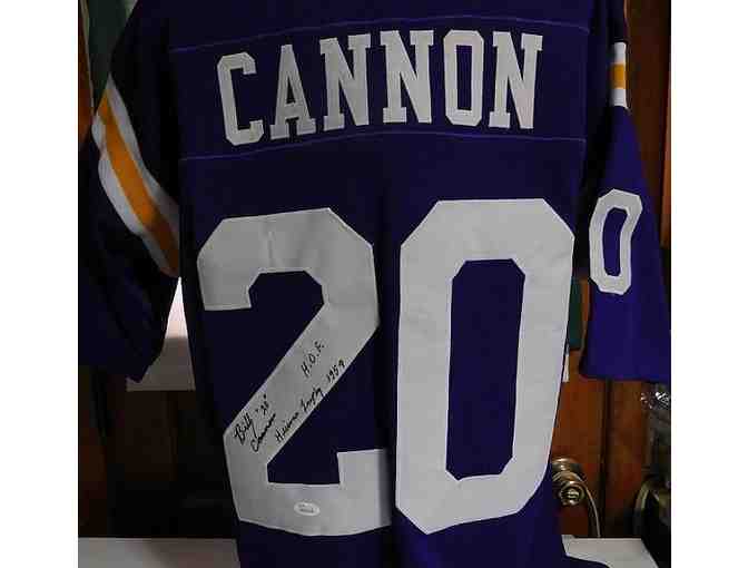 Billy Cannon Autographed Football Jersey - Photo 1
