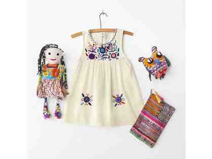 GLOBAL Children's Package - Cream Dress
