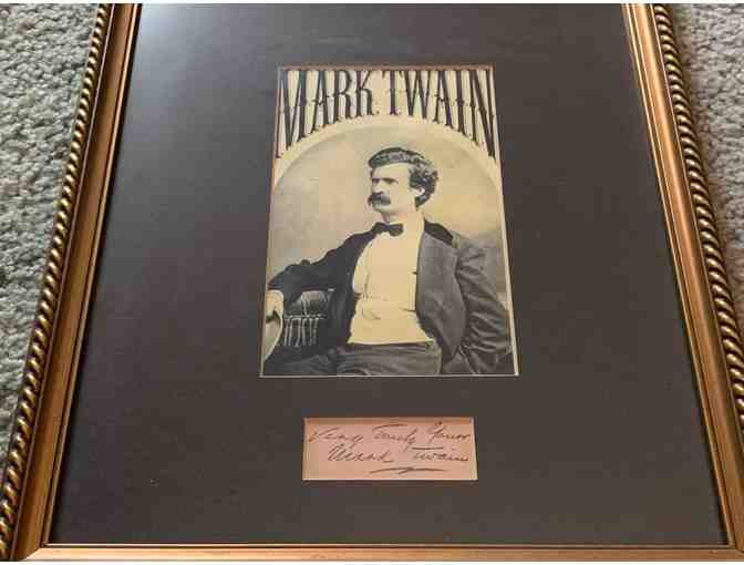 Mark Twain Samuel Clemens Autographed Piece