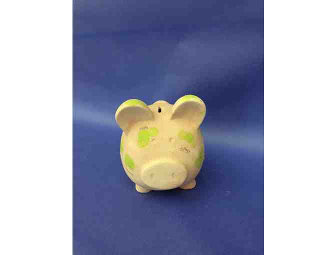 Kindergarten Student Decorated Pottery -Piggy Bank