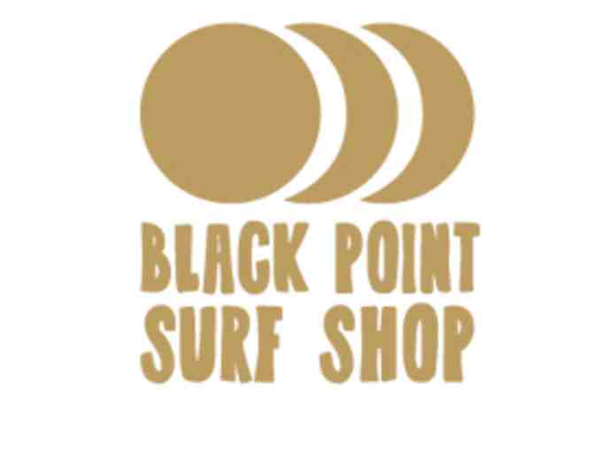 One day surf or paddleboard rental and sweatshirt from Black Point Surf Shop