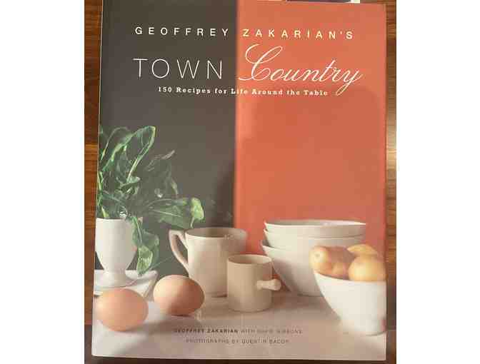 Iron Chef Geoffrey Zakarian Four-Piece Knife Set and Autographed Book