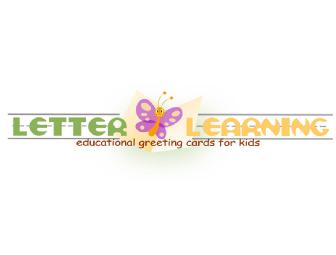 Letter Learning Educational Greeting Cards for Kids - $25 Gift Card