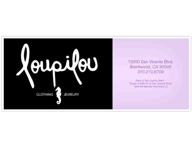 $100 Gift Certificate to Loupilou + Personal Style Consultation