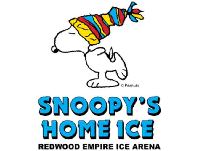 4 Passes for ice skating and skate rentals at Snoopy's Home Ice - Photo 1