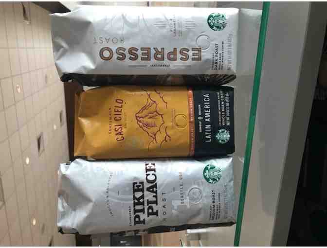 Starbucks- 3 Bags of Whole Bean Starbucks Coffee!