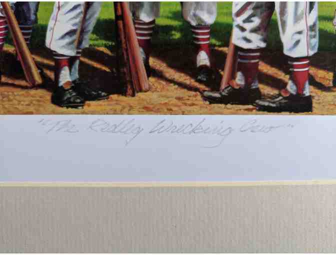 'The Redleg Wrecking Crew' Signed Painting