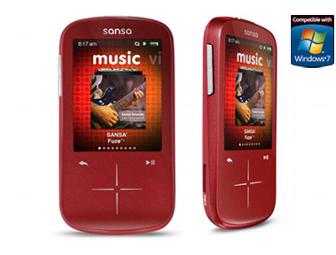 Music Lover's Package - 4GB Sansa Fuze+ MP3 player and Sam Ash Music gift certificate
