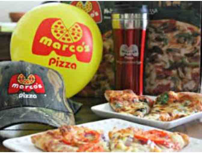 Marco's Pizza Party and Camo Hat