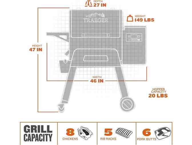 Traeger Ironwood 650 Pellet Grill - Donated by Rocky and Brittany Gilbert