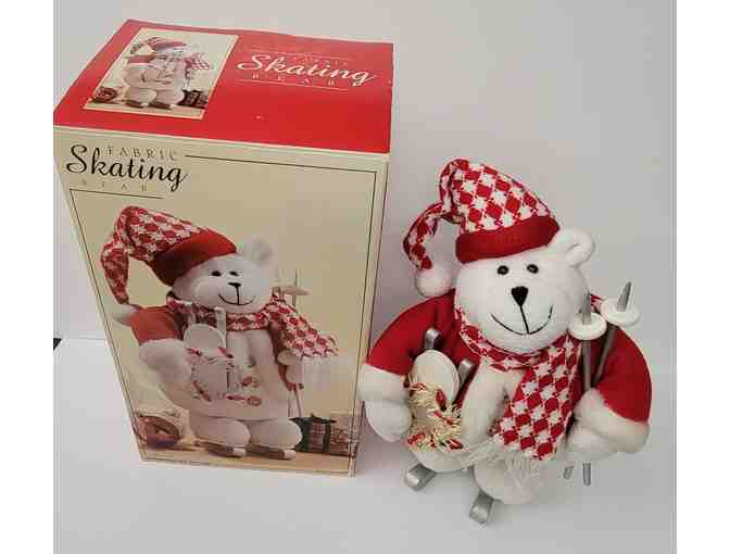 Fabric Skating Bear - New in Package