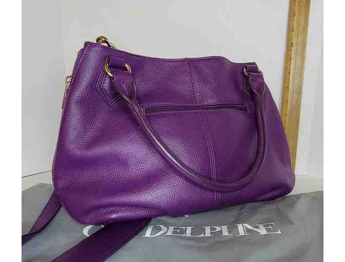 Ora Delphine - Deep Purple Purse Leather Purse - Gently Used - Photo 3